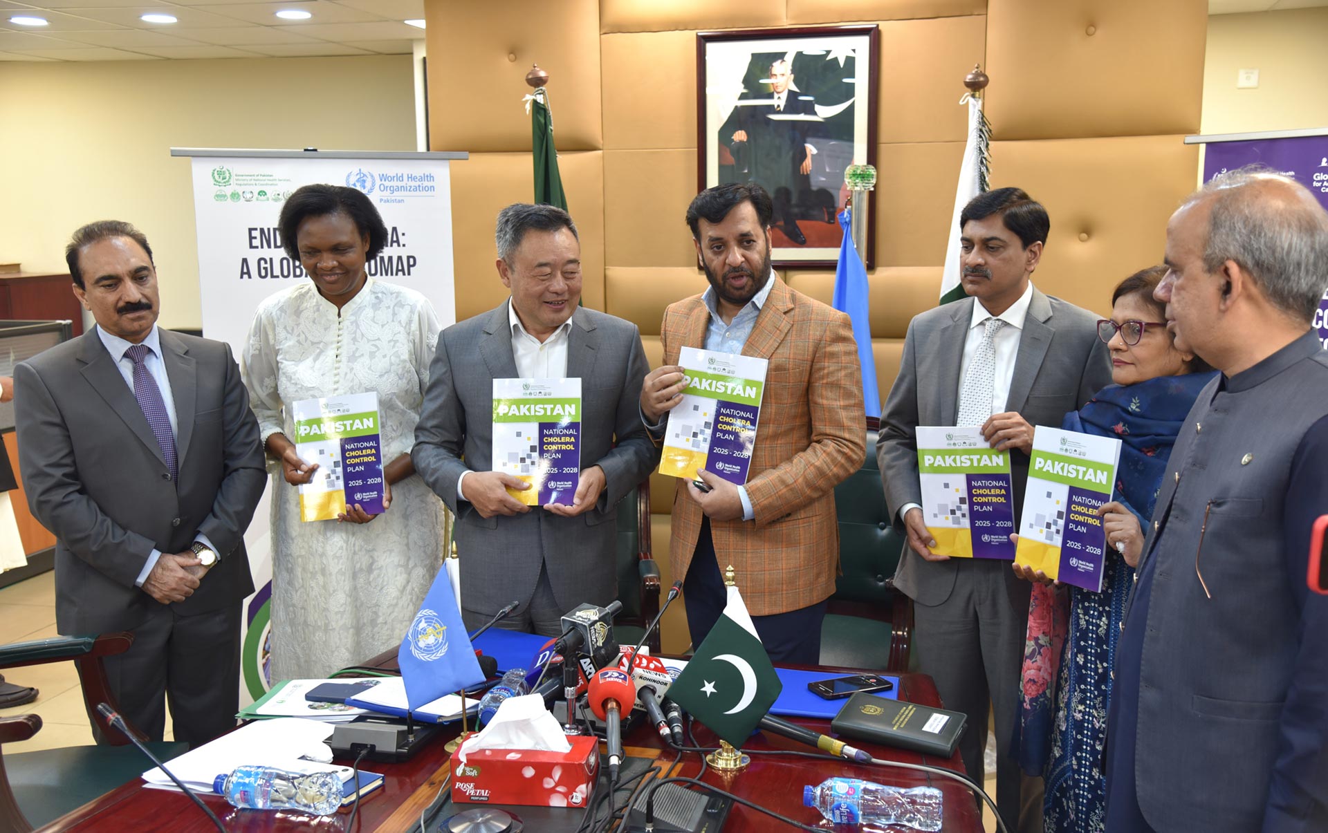 Pakistan and WHO Launch National Cholera Plan to Cut Mortality by 90% by 2030
