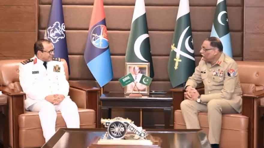 Saudi Navy Chief Meets General Sahir Shamshad in Rawalpindi to Bolster Naval Collaboration