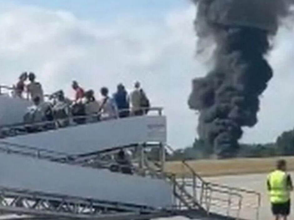 Small Medical Plane Crashes in Flames After Takeoff at London Southend Airport