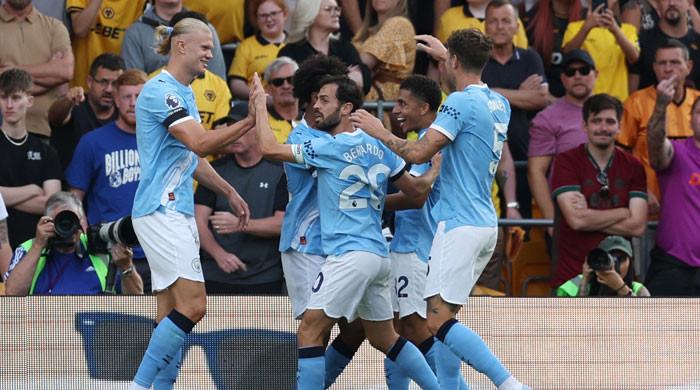 Manchester City begin Premier League season victoriously with Haaland’s brace