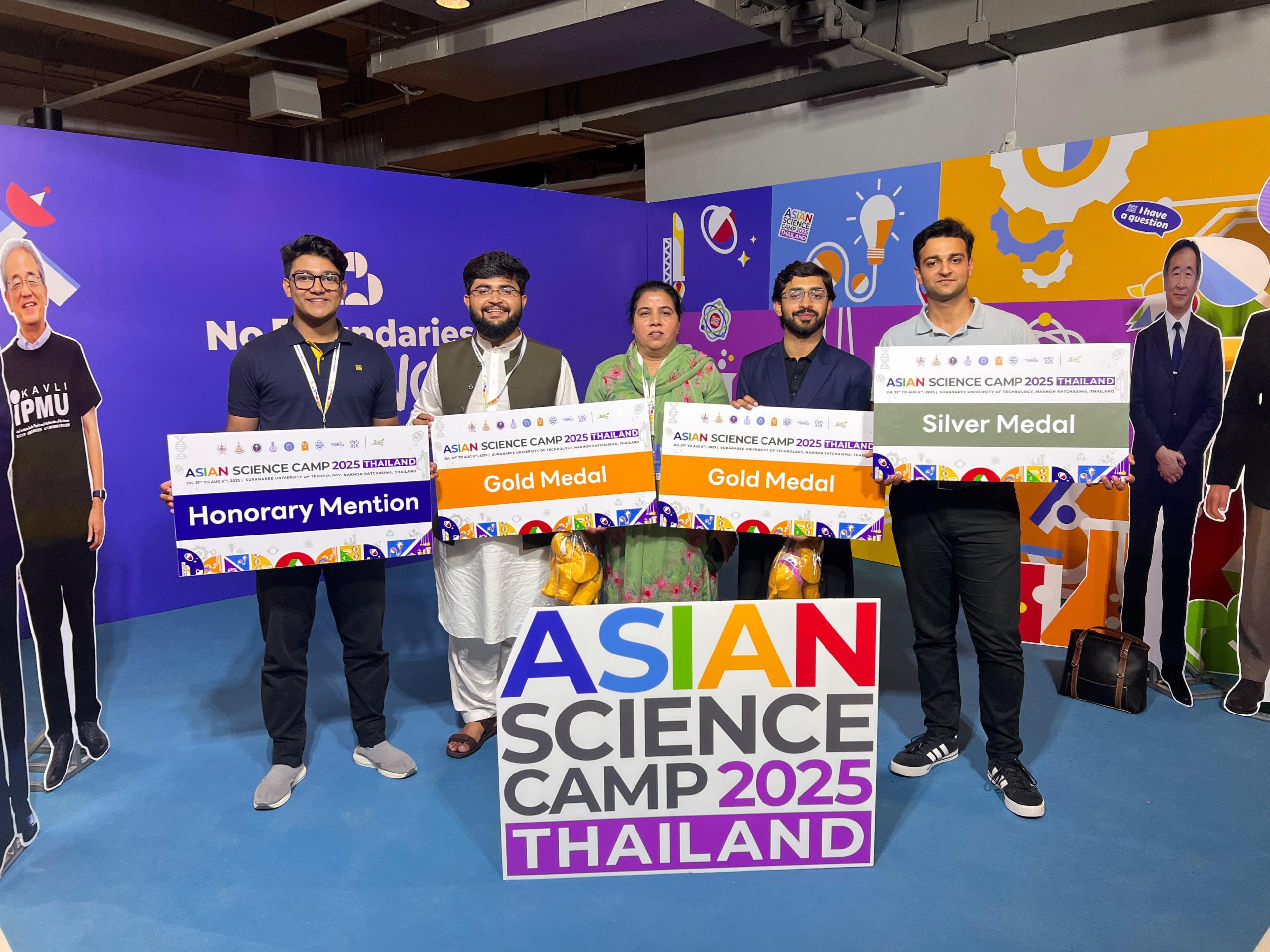 Pakistan Shines at Asian Science Camp 2025 with Two Gold and One Silver Medal