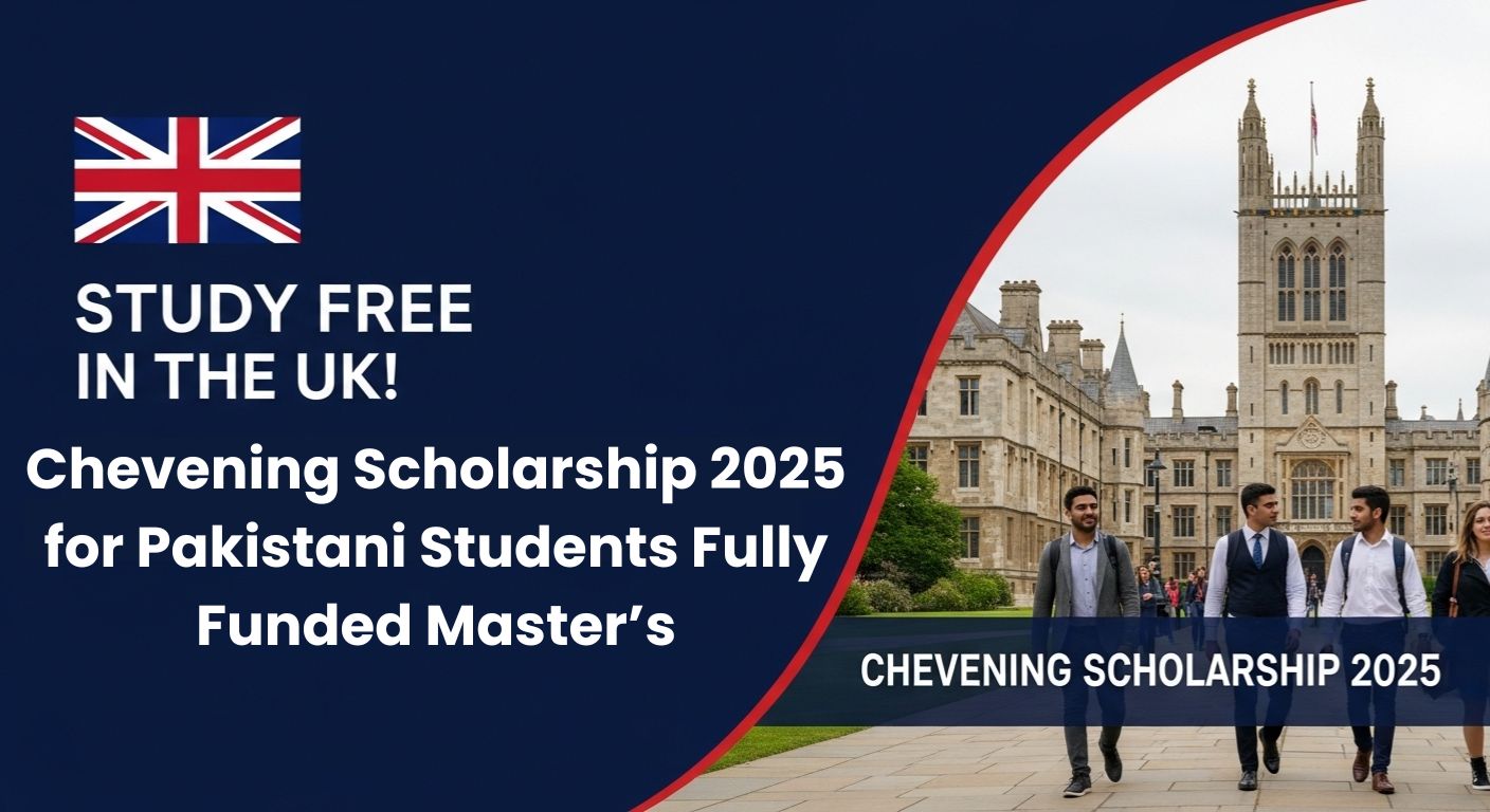 Fully Funded UK Chevening Scholarships Open for Pakistani Professionals