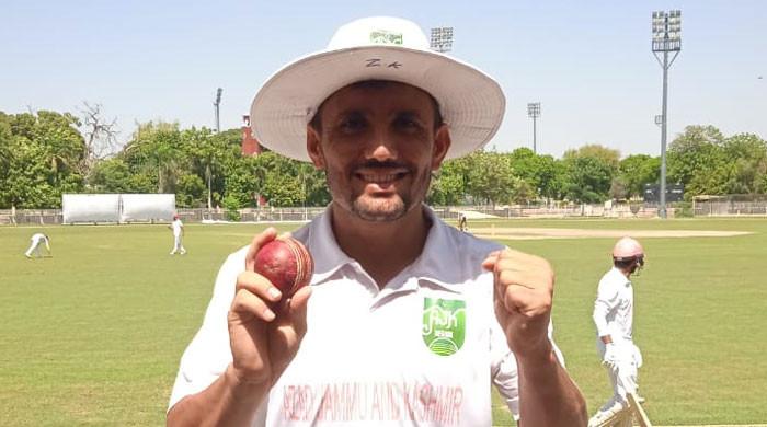 Zaman’s Five-Wicket Haul Propels AJK Ahead of Lahore Blues in Hanif Mohammad Trophy