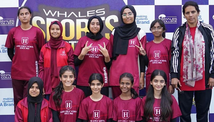 Sports festival crowns throwball victors from schools, colleges