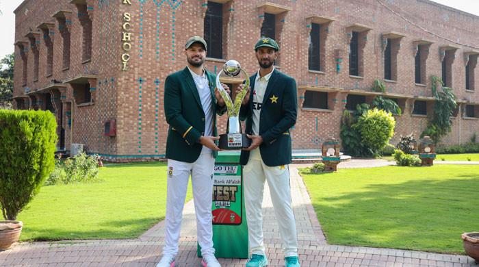 Unveiling of Trophy for Pakistan versus South Africa Test Series