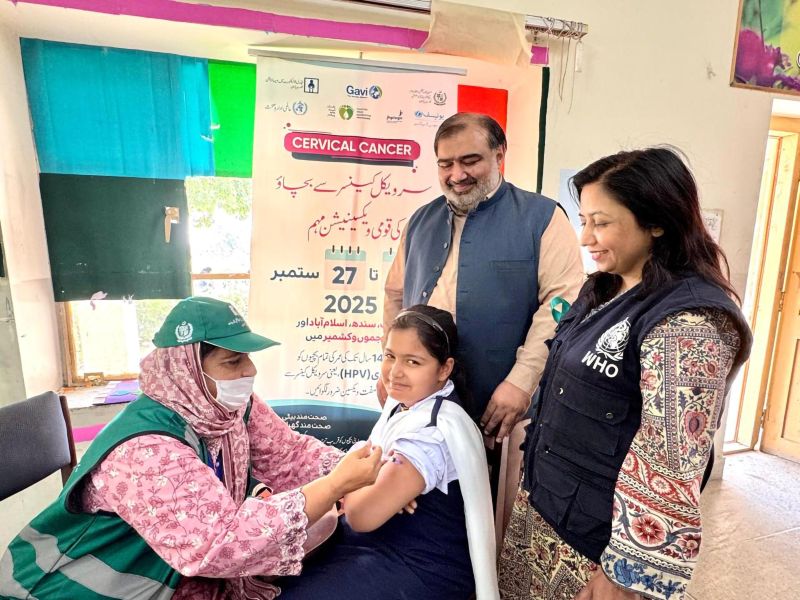 Pakistan’s Health Heroes Lead HPV Vaccination Drive Against Cervical Cancer