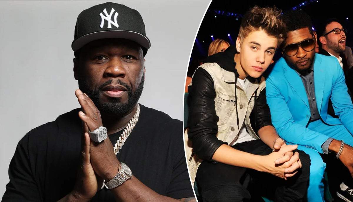 50 Cent Reacts to Viral Justin Bieber and Usher Photo