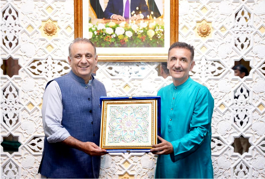 Aleem Khan visits Tajik Embassy, emphasizes deeper bilateral engagement