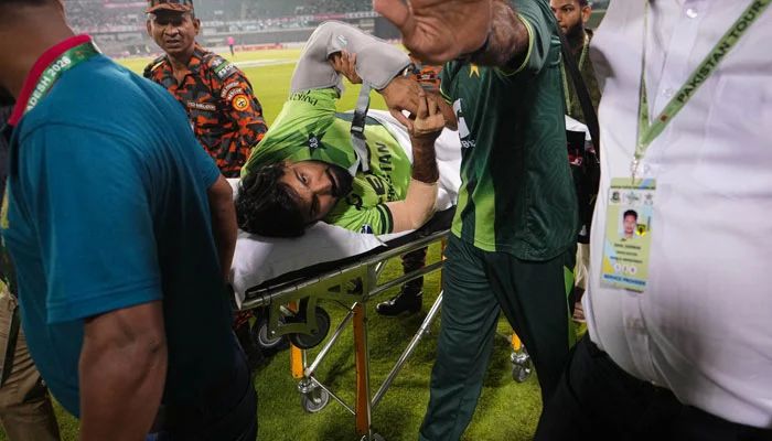 Hussain Talat Injured During Pakistan vs Bangladesh ODI