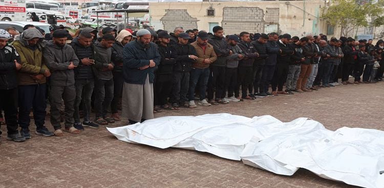 Israeli strikes hit two Gaza police checkpoints, killing six, medics say